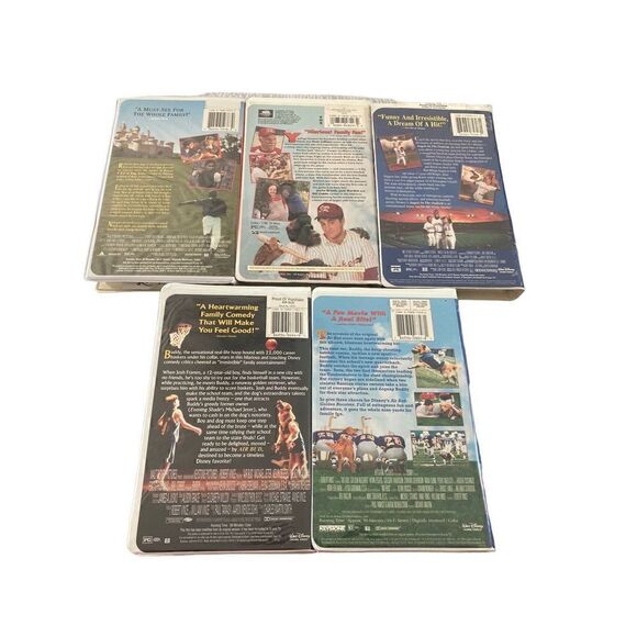 Sports Lot Air Bud 1 & 2 Ed Angels In The Outfield VHS Tape Vintage Movie 80s 90 - Picture 2 of 3